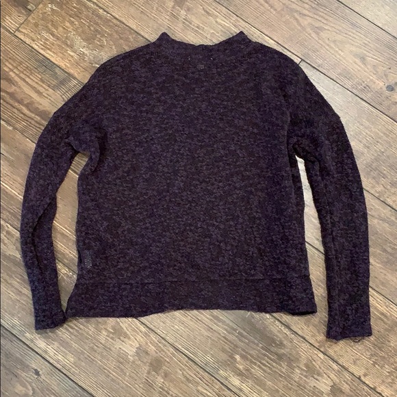 AEO Plum Mock Neck Sweater - Picture 4 of 6